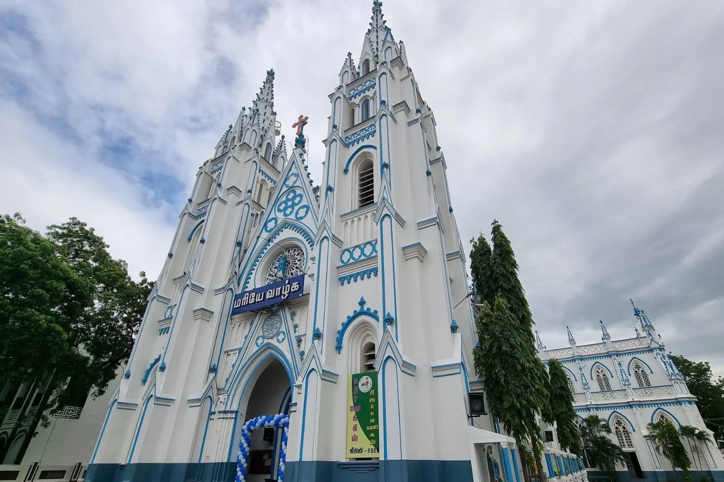 St. Mary's Cathedral Madurai — Gothic Roman Catholic church built 1841
